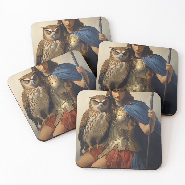 Item preview, Athena And Her Owl designed and sold by TalosGallery.