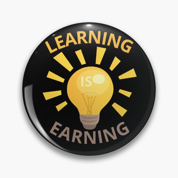 Item preview, learning is earning designed and sold by Bartłomiej Bogacz.