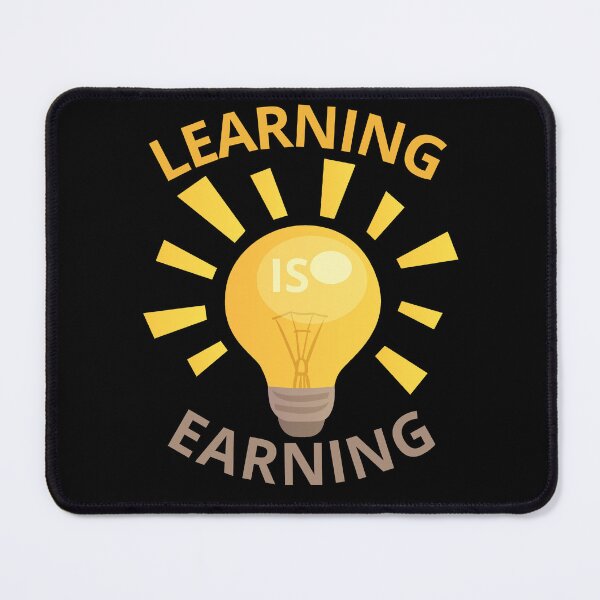 Item preview, learning is earning designed and sold by Bartłomiej Bogacz.