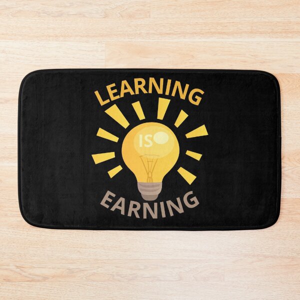 Item preview, learning is earning designed and sold by Bartłomiej Bogacz.