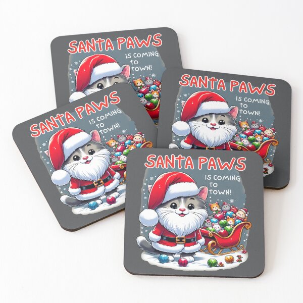 Item preview, Santa Paws Is Coming To Town! designed and sold by ZenEverAI.
