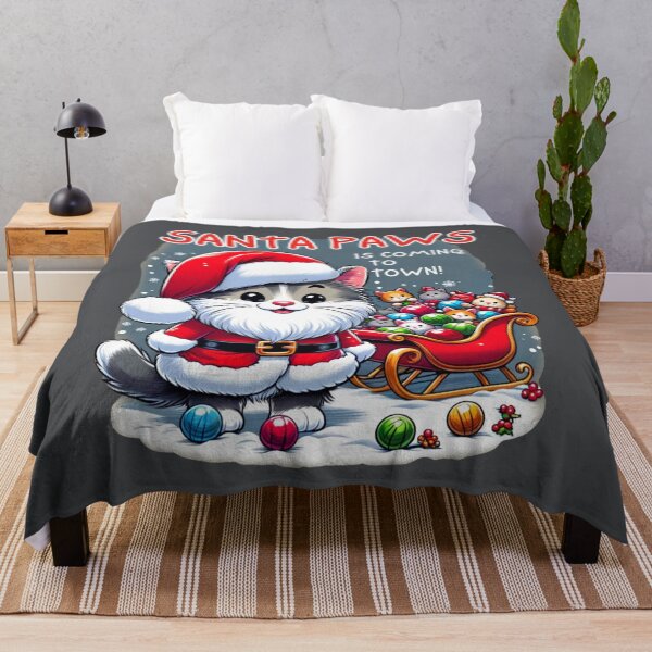 Item preview, Santa Paws Is Coming To Town! designed and sold by ZenEverAI.