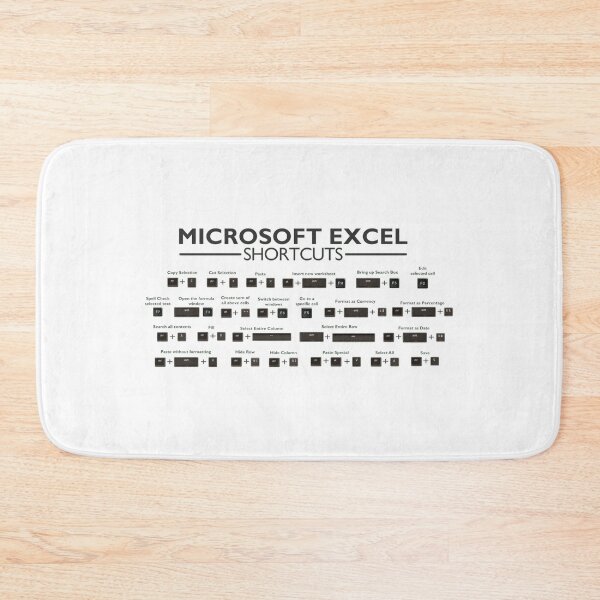Item preview, excel shortcuts designed and sold by PetPanache.