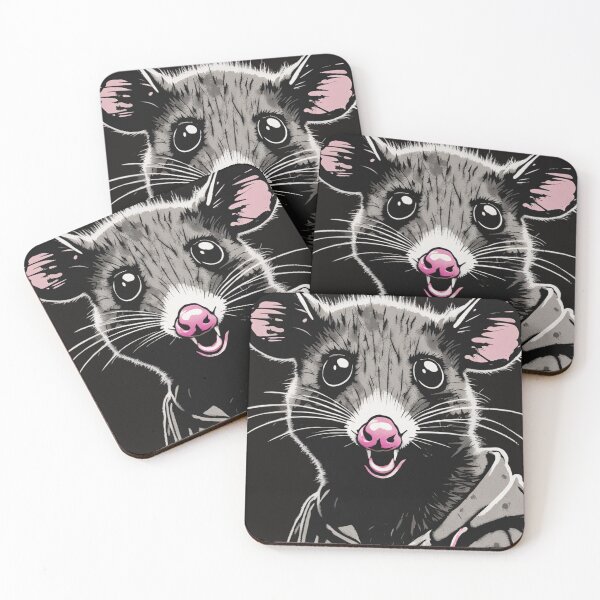 Item preview, Urban Opossum Street Art T-Shirt - Unique Design  T-Shirt happy smiling opossum designed and sold by unicornunicorn.