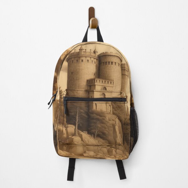 Item preview, Landscape With Castle Inspired by Leonardo Da Vinci designed and sold by LanaGustavsson.