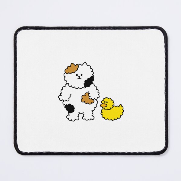 Item preview, a curly Cat and a curly Duck designed and sold by superbaechoo.