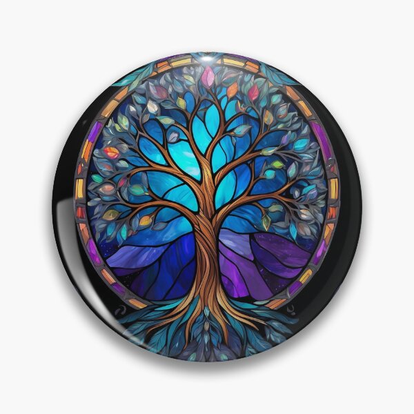 Item preview, Stained Glass Tree Of Life designed and sold by Desfix.