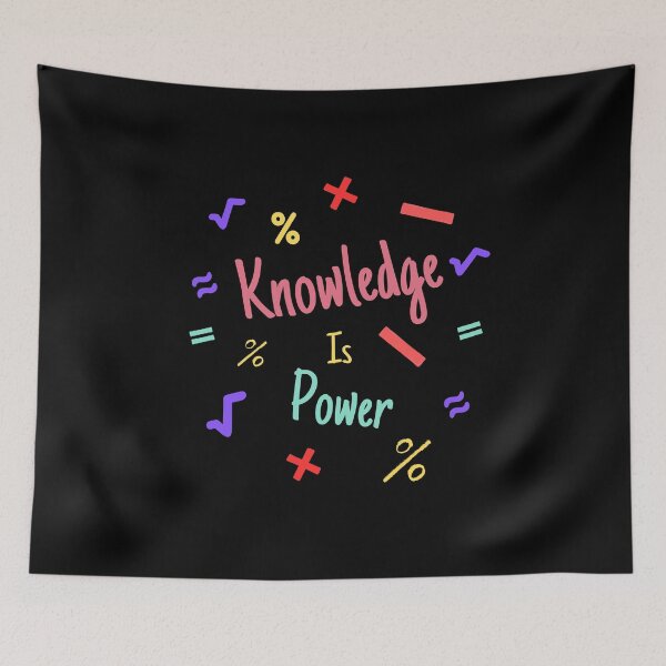 Item preview, knowledge is power designed and sold by Bartłomiej Bogacz.