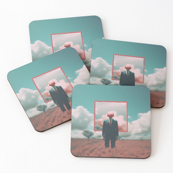 Item preview, Cognitive Landscape: Surreal Red Frame designed and sold by VectorPlace.