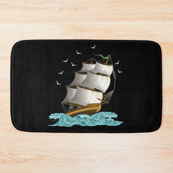 Item preview, Sailing Ship Waves designed and sold by Ayesha Saleem.
