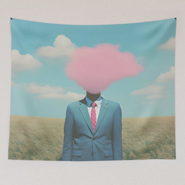 Item preview, Dreamy Escapism: Pink Cloud Mindfulness designed and sold by VectorPlace.