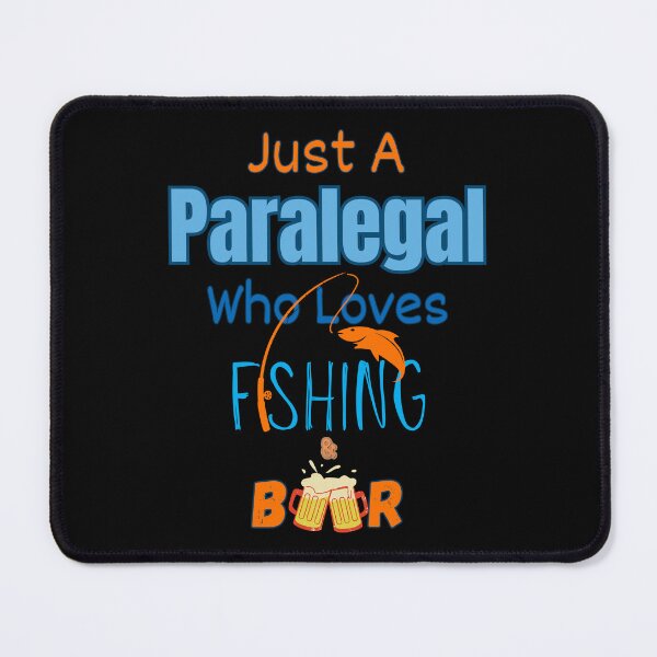 Item preview, Paralegal Who Loves Fishing and Beer designed and sold by WenegeeDesigns.