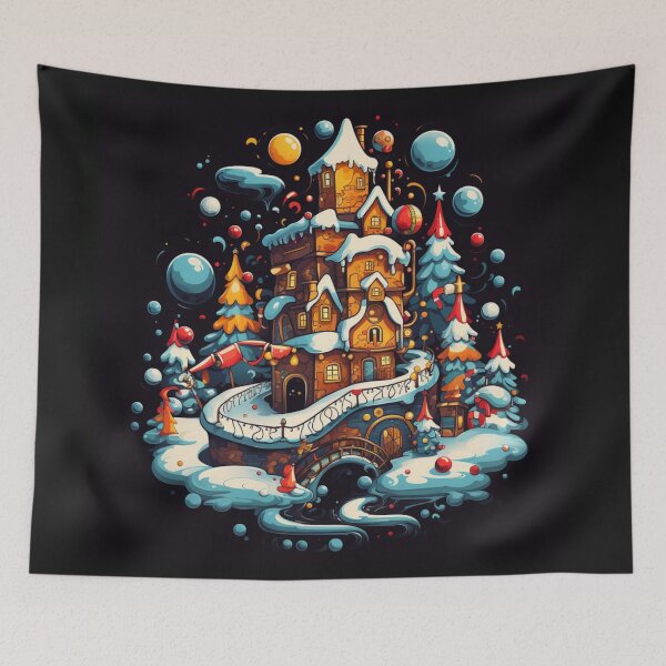 Item preview, Christmas Cute Landscape Funny Holiday Design XMas designed and sold by 0DarkArtz0.