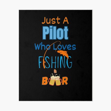 Pilot Fishing Art Board Prints for Sale