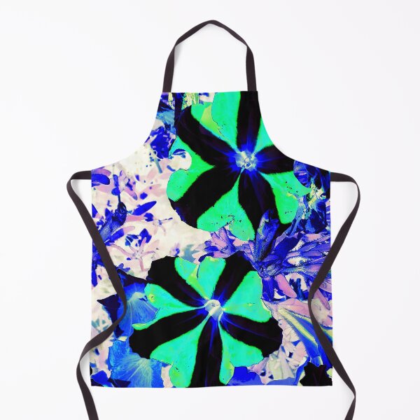 Item preview, green and black flowers with blue designed and sold by Gabriel BOCQUAIRE.