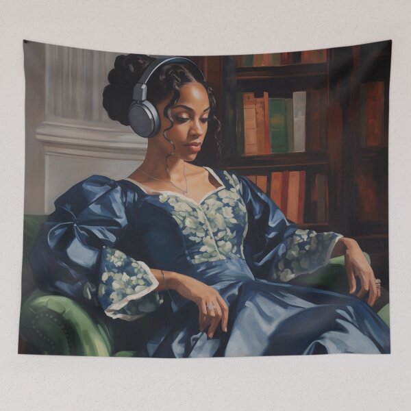 Item preview, The Listener II | Altered Vintage Portrait Art designed and sold by Altered Pixels.