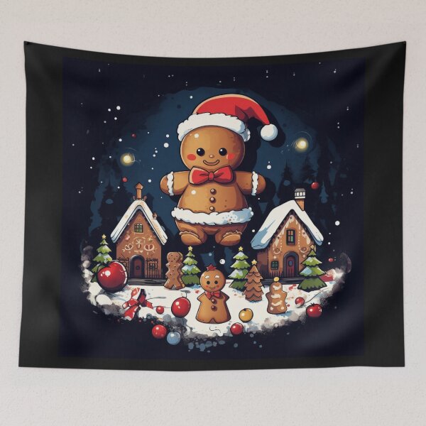 Item preview, Christmas Gingerbread Man Holiday Xmas Comic designed and sold by 0DarkArtz0.