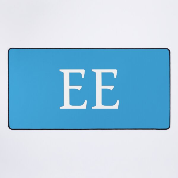 Item preview, EE Initials Monogram Elegant White Letters designed and sold by Jeallan Designs.