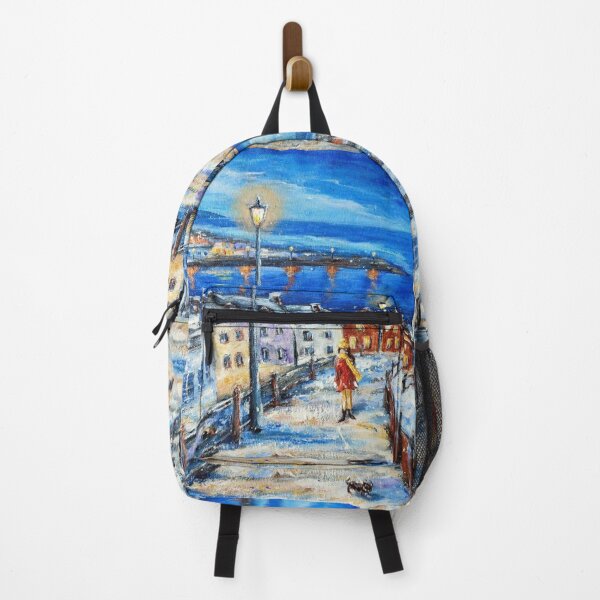 Item preview, Winter town Winter Walk Sea Coast designed and sold by ArtUnova.