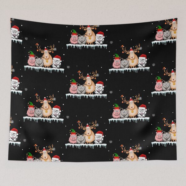 Item preview, Cute Goats Christmas Lights Funny Farm Animal Christmas  designed and sold by EmiAndMike.