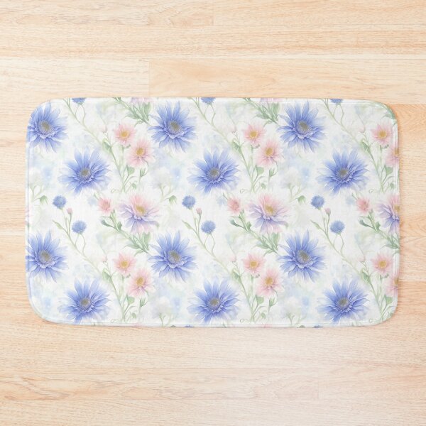 Item preview, Watercolor Wild Colorful Cornflower Flowers  designed and sold by Victoria Riabov.