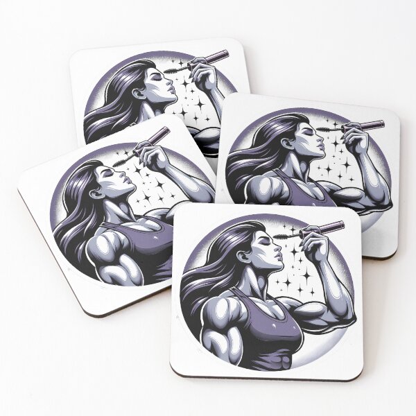 Item preview, Empowerment Elegance: Athletic Beauty - Muscles and Mascara designed and sold by Studio Harmonia.
