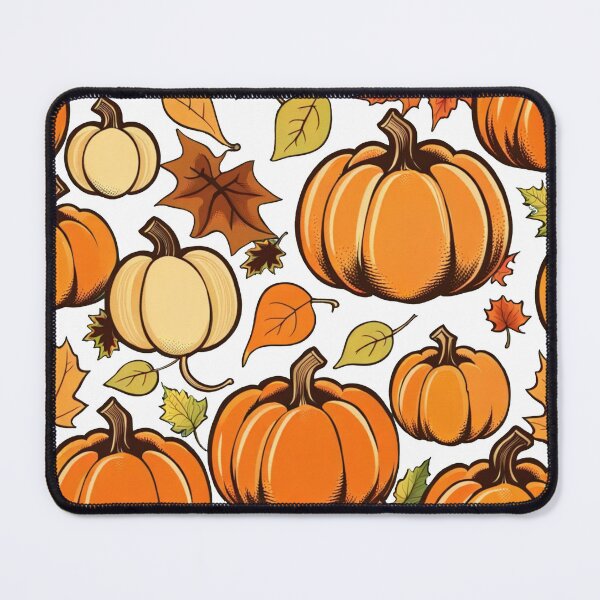 Item preview, beautiful pumpkin leaves autumn patterns designed and sold by unicornunicorn.