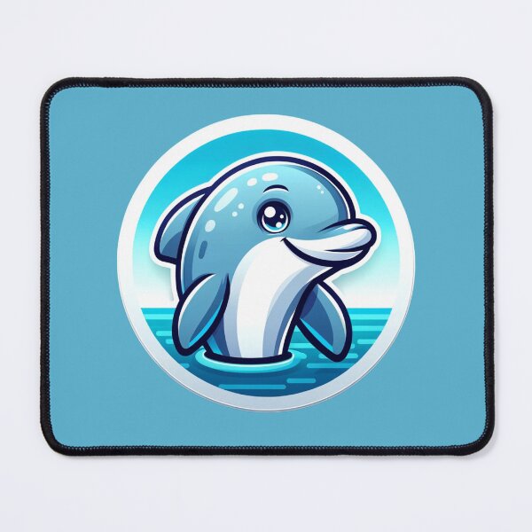 Item preview, Adorable Dolphin Charm designed and sold by ZooStickerss.