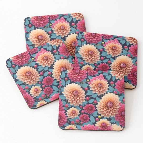 Item preview, Bloom in Elegance: Dahlia Flower Pattern Design designed and sold by nexanova369.
