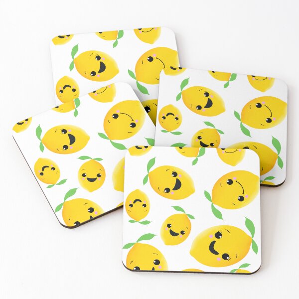 Item preview, Happy cute lemons pattern designed and sold by Anton Repetto.