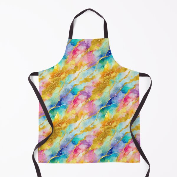 Item preview, Pastel Rainbow Marble With Gold designed and sold by craftyvixenart.