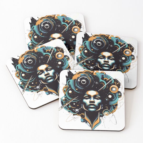 Item preview, Afrofuturism Afro Girl Magic  designed and sold by KitonicTees.