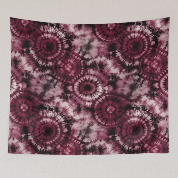 Item preview, Dark Hippy Pink Tie Dye Pattern designed and sold by pinkal.