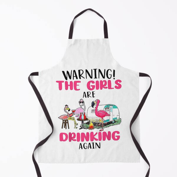Item preview, Flamingo Warning The Girls Are Drinking Again designed and sold by smallcatvn.