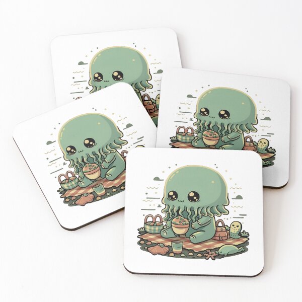 Item preview, Cute Kawaii Cthulhu Picnic designed and sold by MythoKitty.