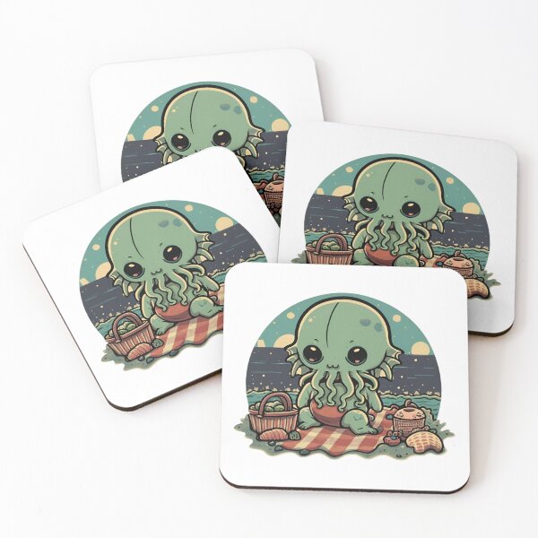 Item preview, Cute Kawaii Cthulhu Picnic designed and sold by MythoKitty.