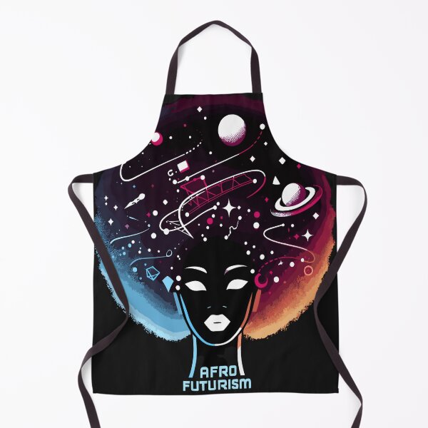 Item preview, Afro-futurism Afro Girl Art  designed and sold by KitonicTees.