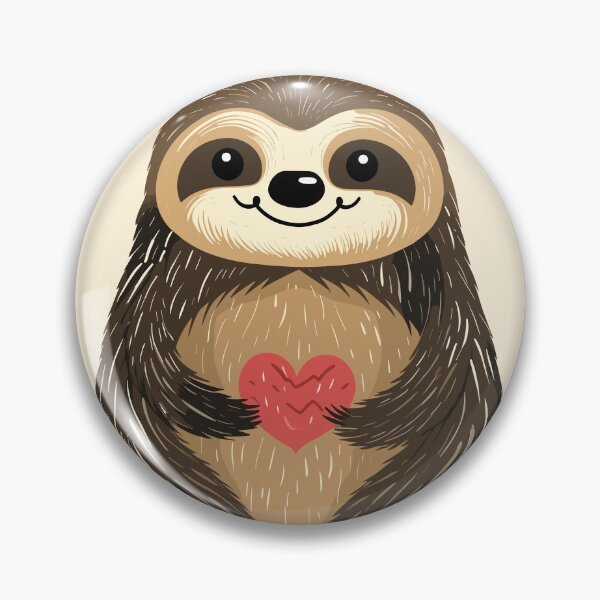 Item preview, Sloth Love designed and sold by GirlGlowGraphic.