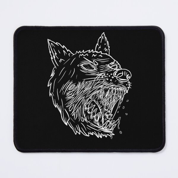 Item preview, Angry wolf head designed and sold by COSMIC-SHAME.