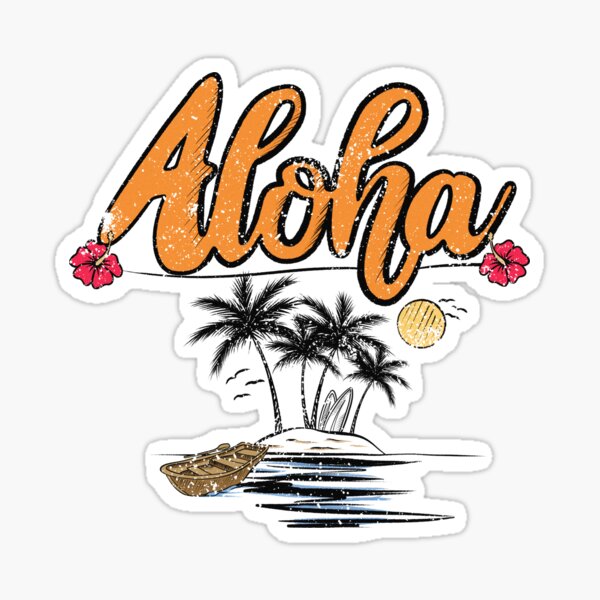Item preview, Aloha Hawaii retro print! designed and sold by Neehovv.