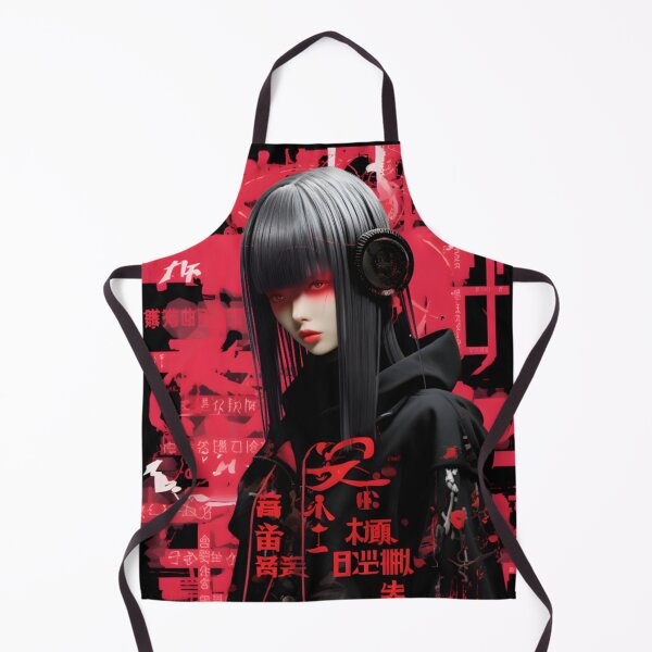 Item preview, Japanese girl streetwear fashion pattern designed and sold by ArtWearSplash.