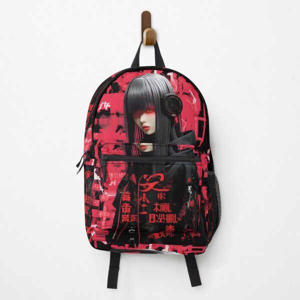 Item preview, Japanese girl streetwear fashion pattern designed and sold by ArtWearSplash.