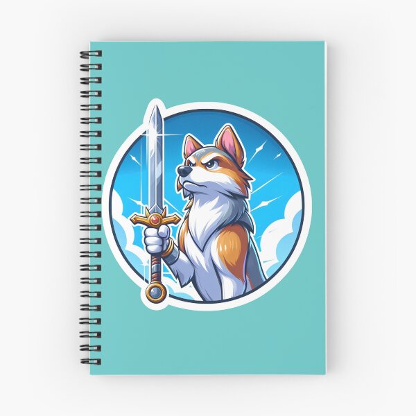 Item preview, Sword-Wielding Dog Warrior designed and sold by ZooStickerss.