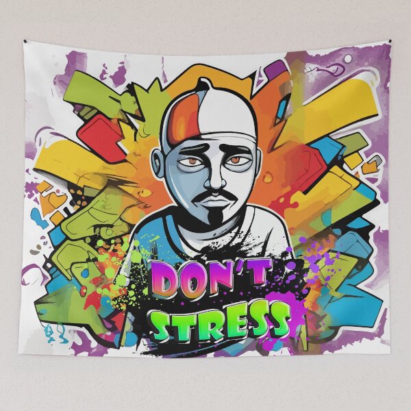 Item preview, Street Art Anxiety: Don't Stress Graffiti designed and sold by Suuriel.