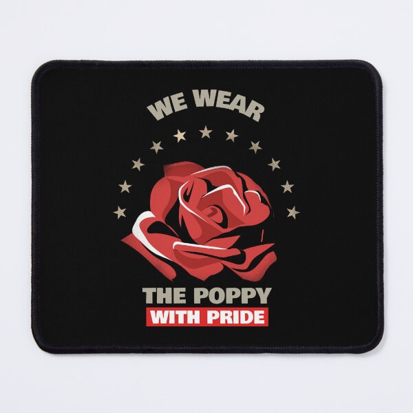 Item preview, We Wear The Poppy with Pride - Remembrance Day Design showing thanks to those who sacrificed all designed and sold by teecraftstudios.