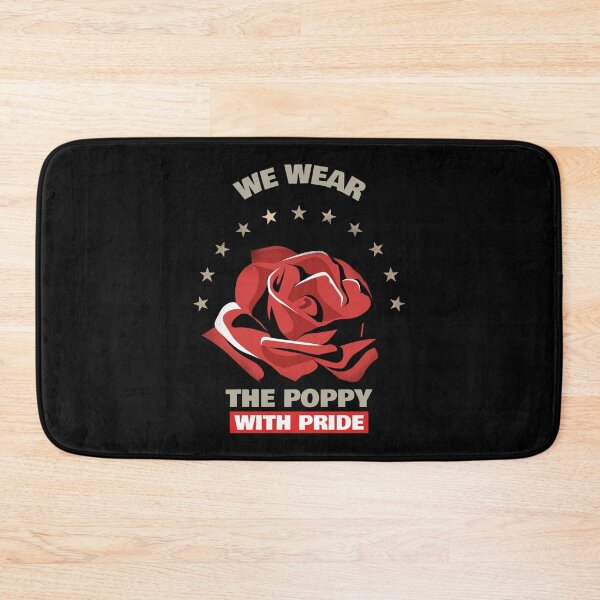 Item preview, We Wear The Poppy with Pride - Remembrance Day Design showing thanks to those who sacrificed all designed and sold by teecraftstudios.