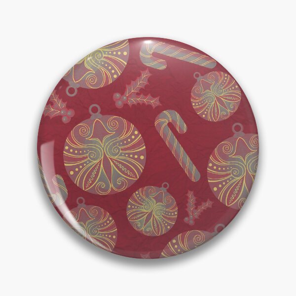 Item preview, Christmas Baubles Celebration - Retro red designed and sold by Carina Parry Studios.