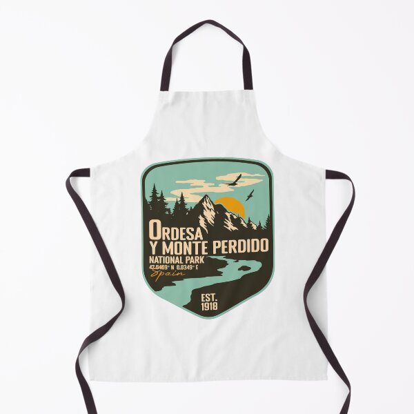 Item preview, Insignia Retro del Parque Nacional de Ordesa y Monte Perdido España designed and sold by mountainfad.