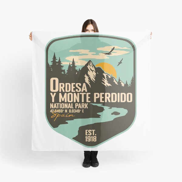 Item preview, Insignia Retro del Parque Nacional de Ordesa y Monte Perdido España designed and sold by mountainfad.