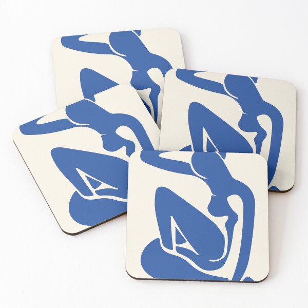 Item preview, Matisse blue woman, abstract blue woman designed and sold by Suzana Djordjevic.